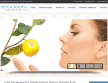 Tablet Screenshot of medical-beauty-wellness.de